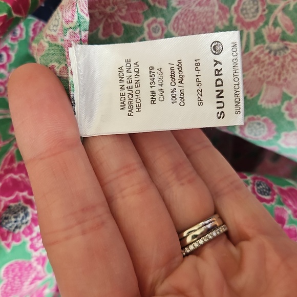 Sundry 3x Floral Dress - Picture 4 of 7